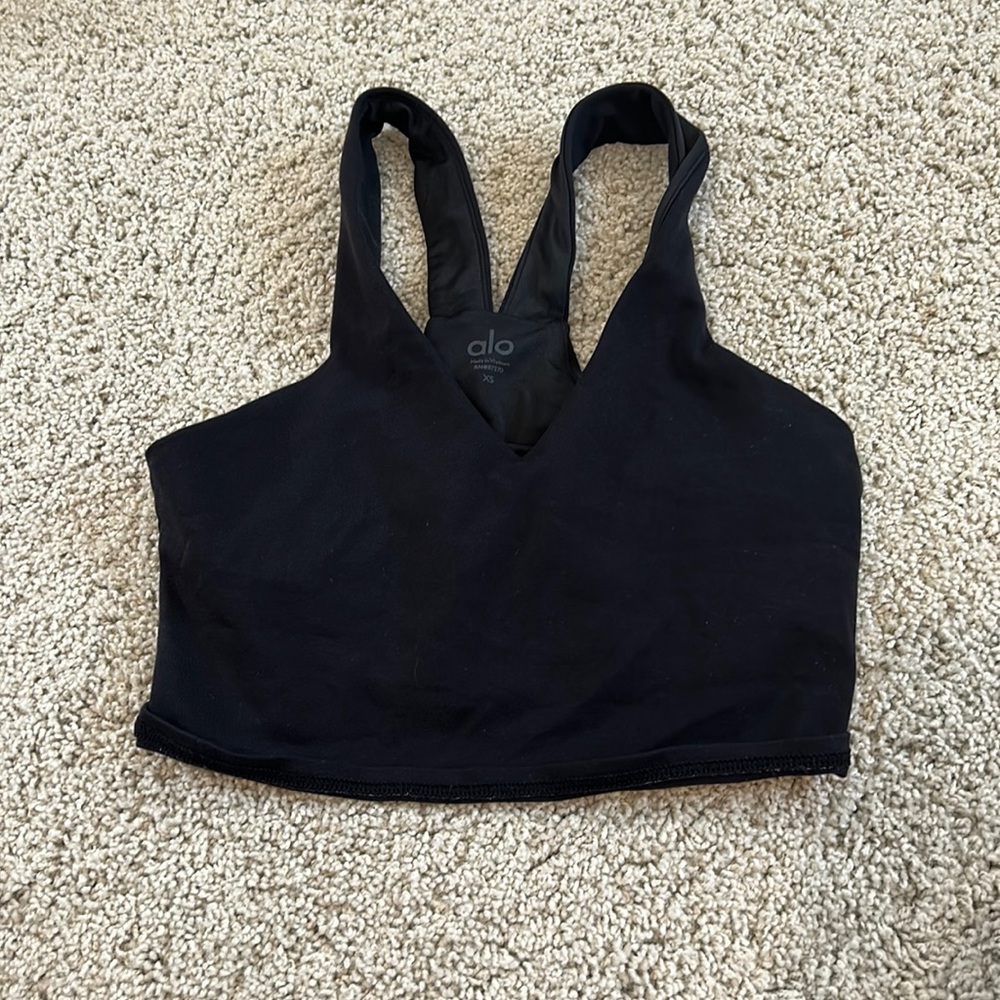 Black, ALO, yoga tank top
